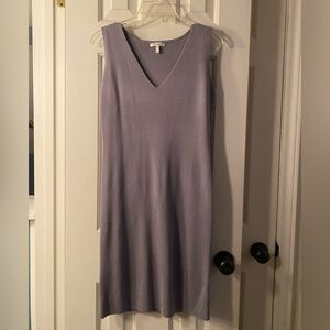 Elegant gray Sleeveless Dress